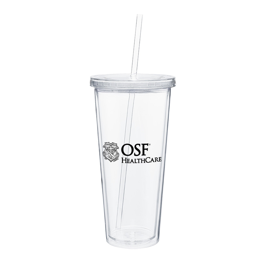 20 oz. Spirit Double Wall Acrylic Tumbler (Clear)