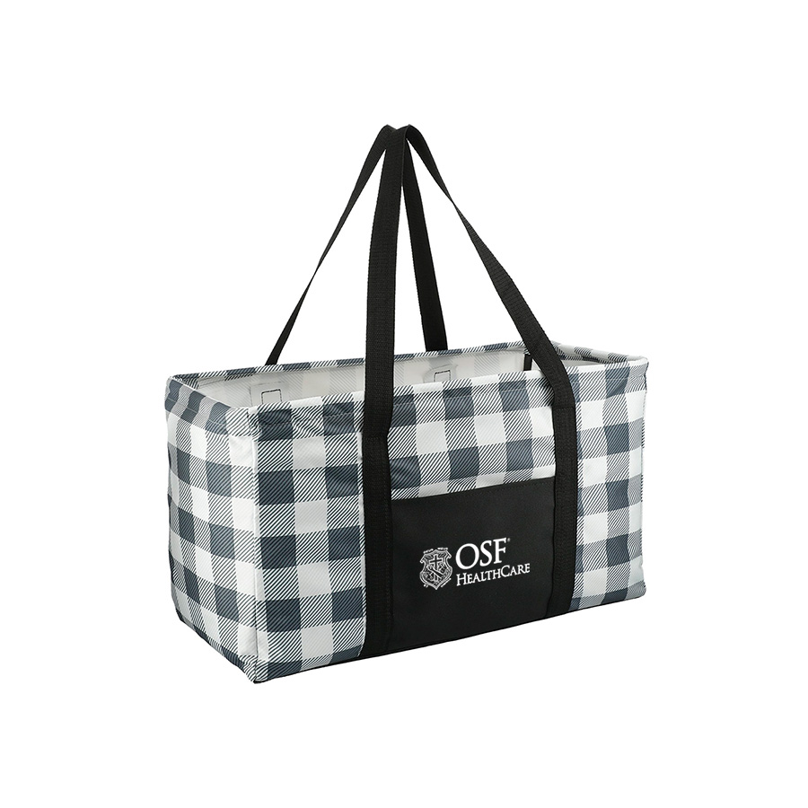 Buffalo Plaid Utility Tote