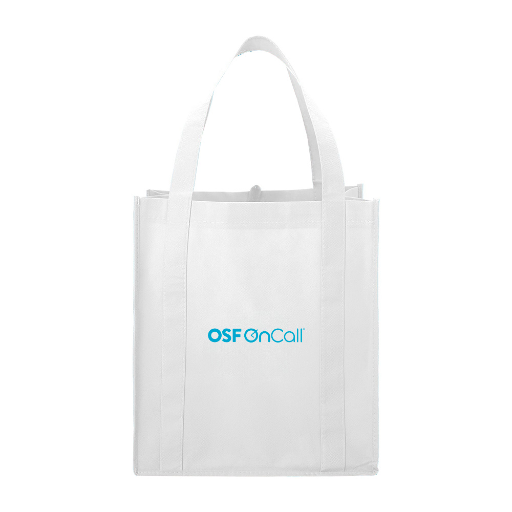 Little Juno Non-Woven Grocery Tote (White)