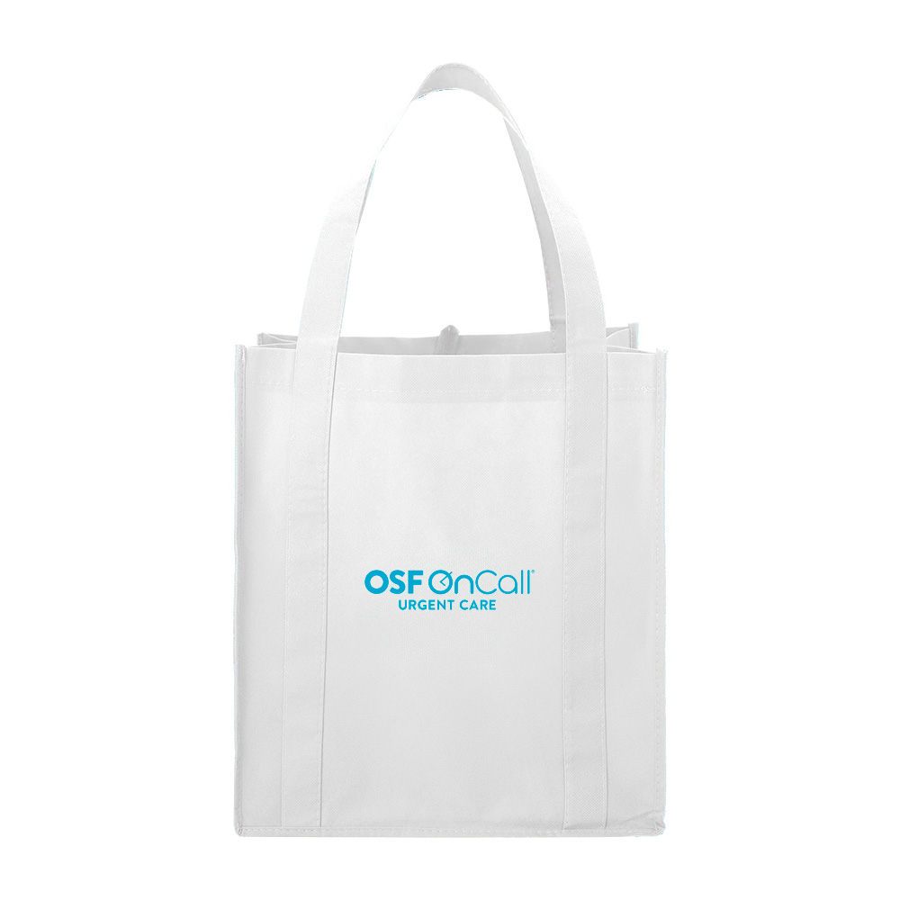 Little Juno Non-Woven Grocery Tote (White)