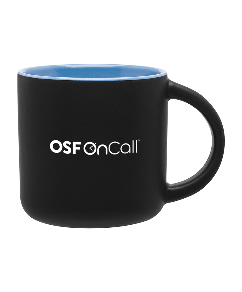 14 OZ Minolo (Matte Black & Sky Blue)