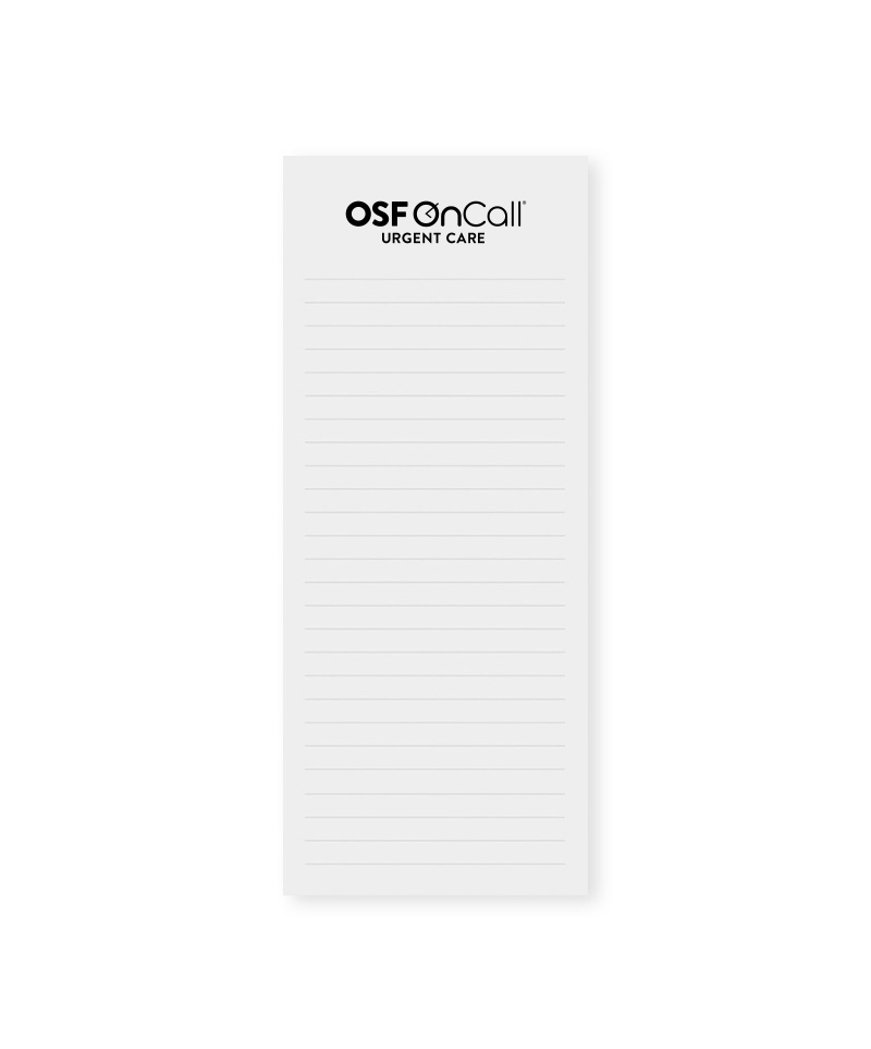 Scratch Pad/Note Pad, 50 Sheets, 3.5 x 8.5"