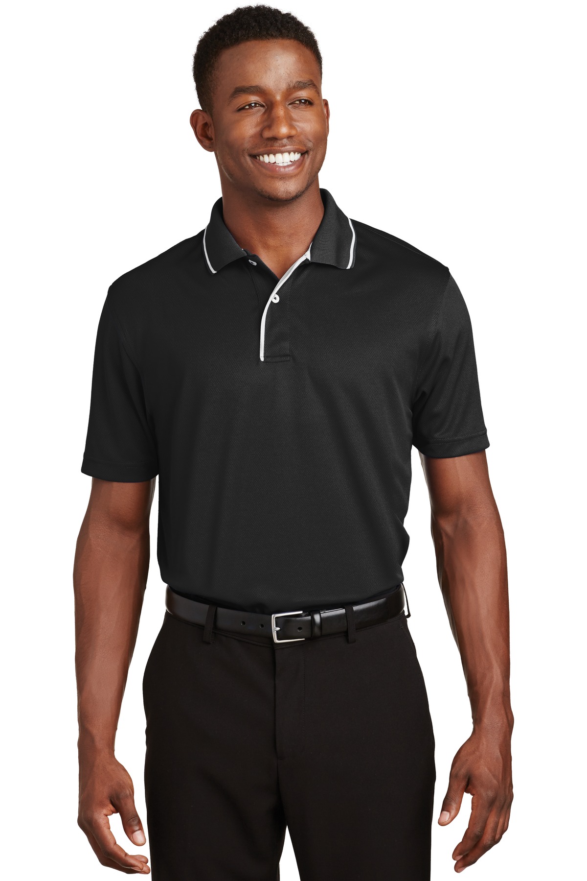 Sport-Tek Dri-Mesh Polo with Tipped Collar and Piping.  K467. Price Starting at $33
