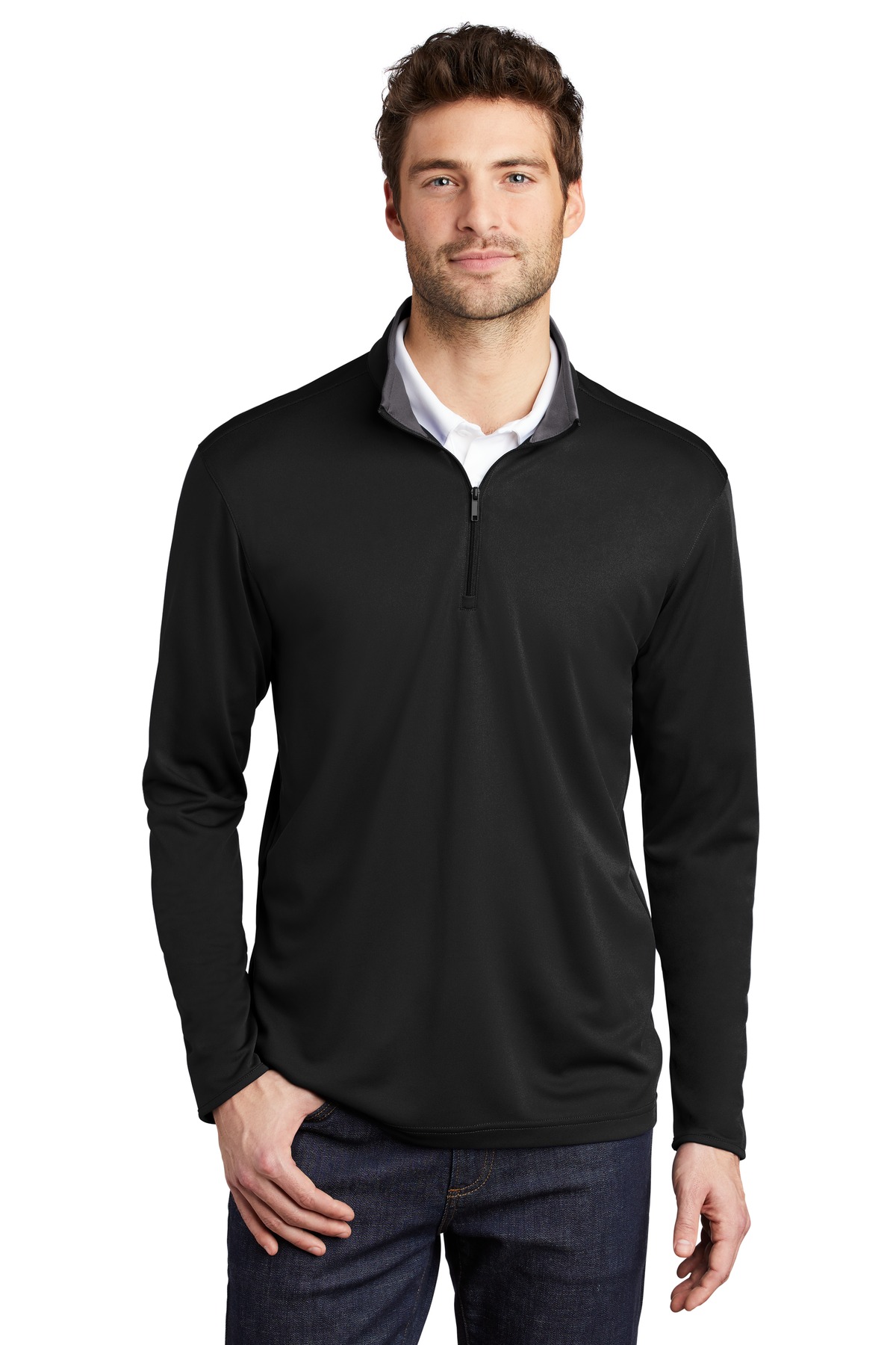 Port Authority Silk Touch  Performance 1/4-Zip K584. Price Starting at $22