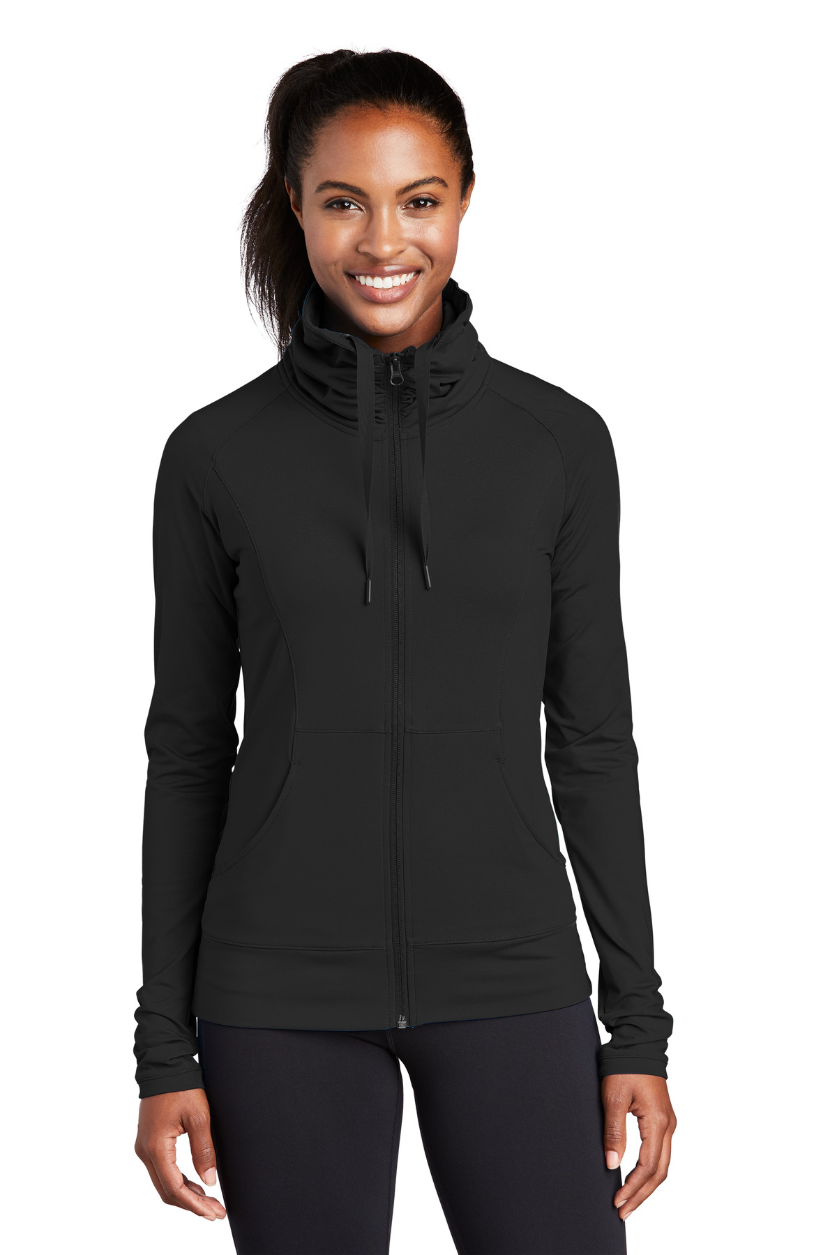 Sport-Tek Ladies Sport-Wick Stretch Full-Zip Jacket. LST852. Price Starting at $49