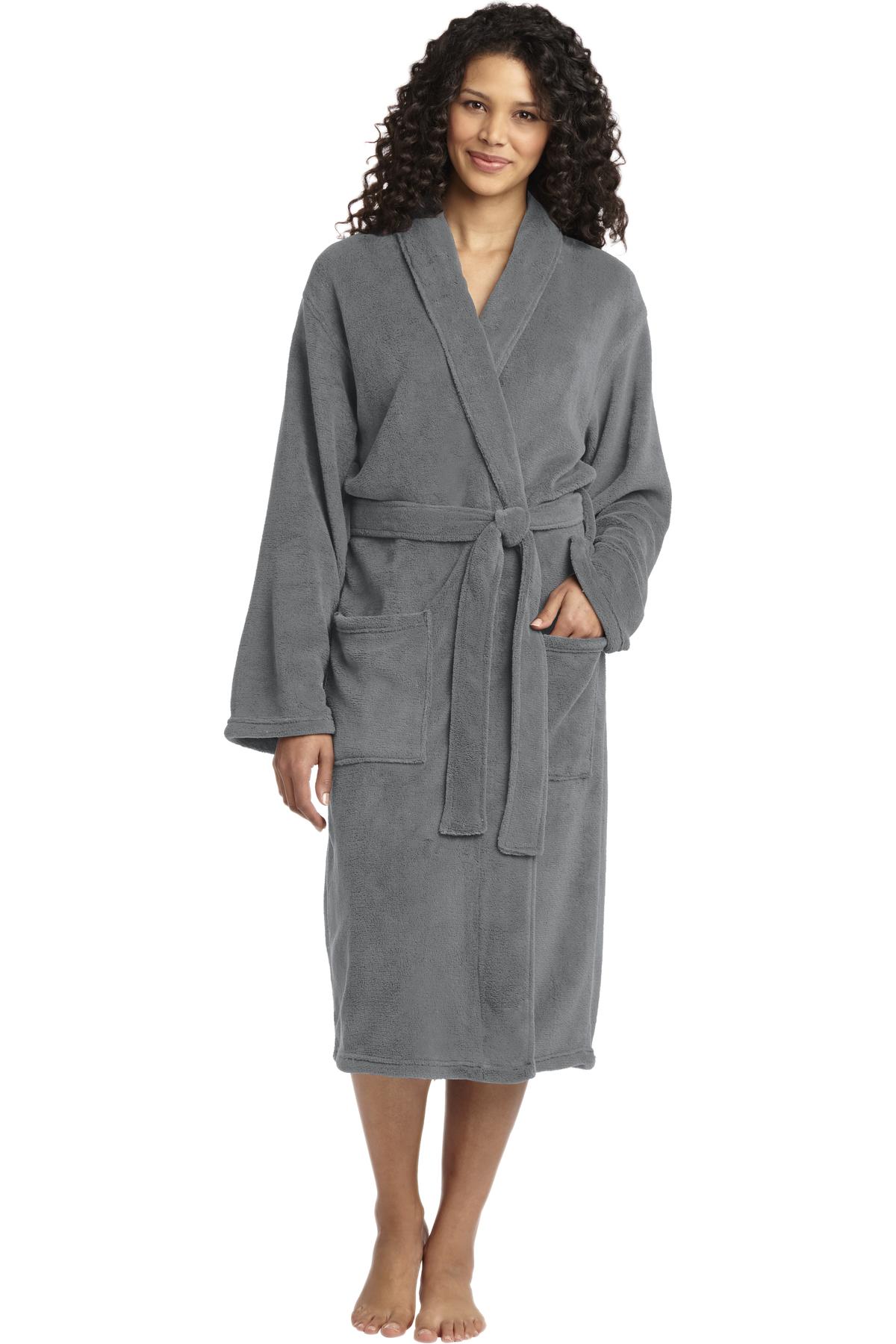 Port Authority Plush Microfleece Shawl Collar Robe. R102. Price Starting at $39