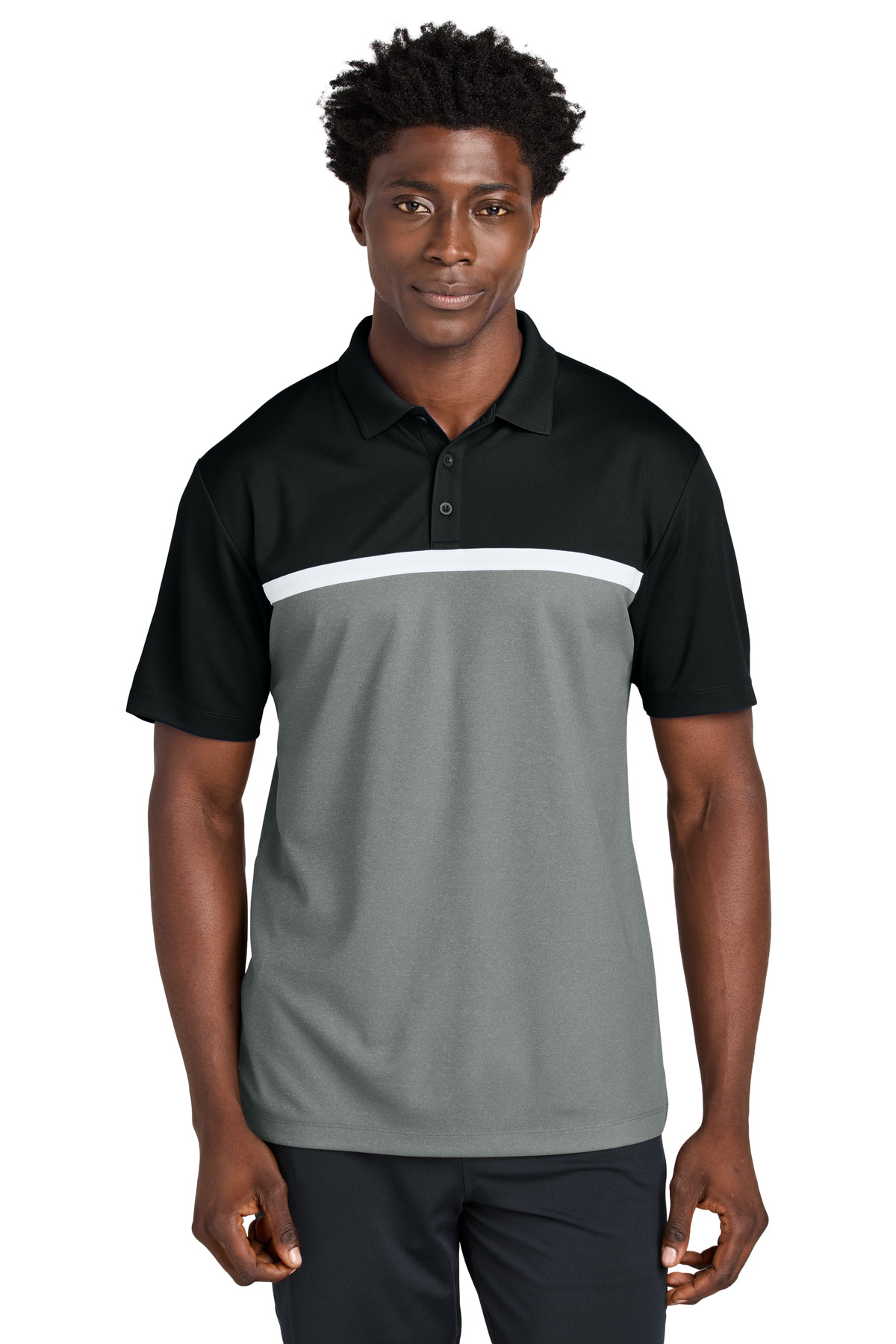 Sport-Tek UV Micropique Colorblock Polo ST741. Starting at $29
