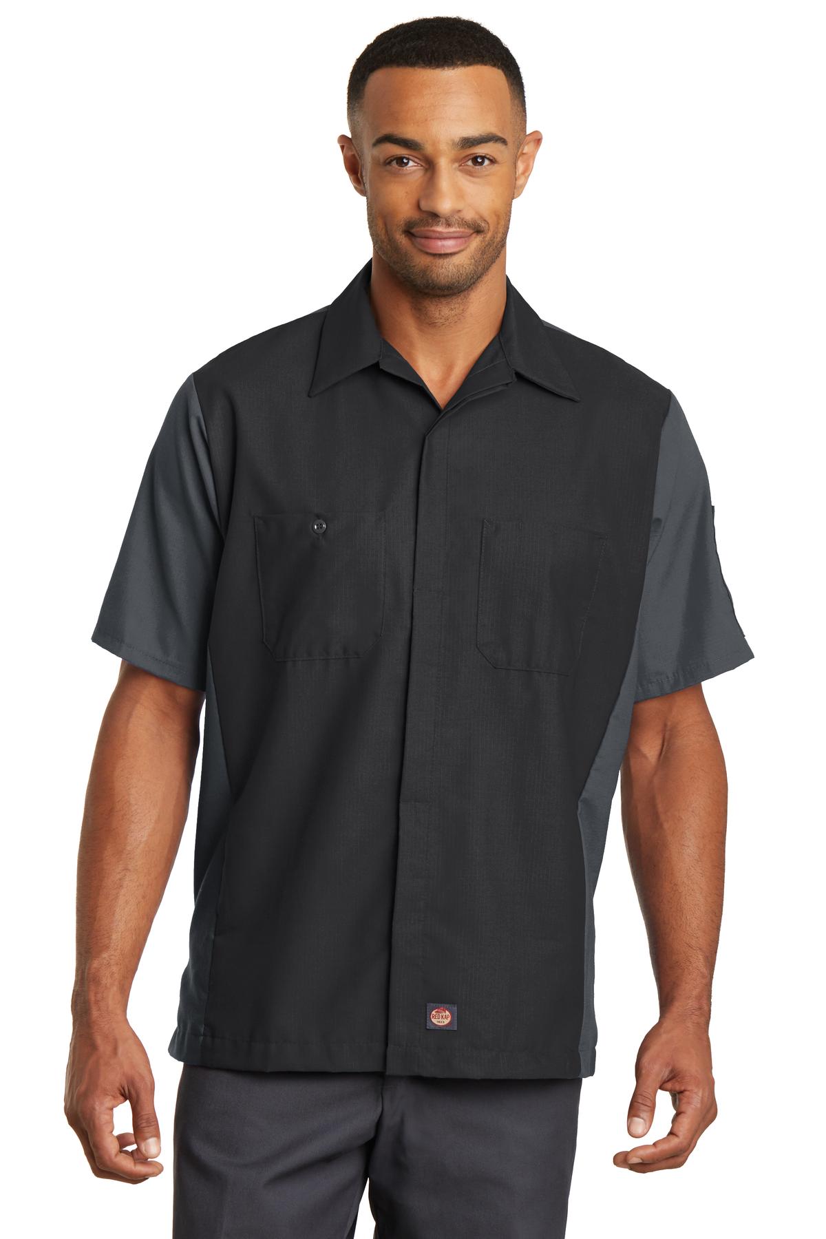 Red Kap Short Sleeve Ripstop Crew Shirt. SY20. Price Starting at $43