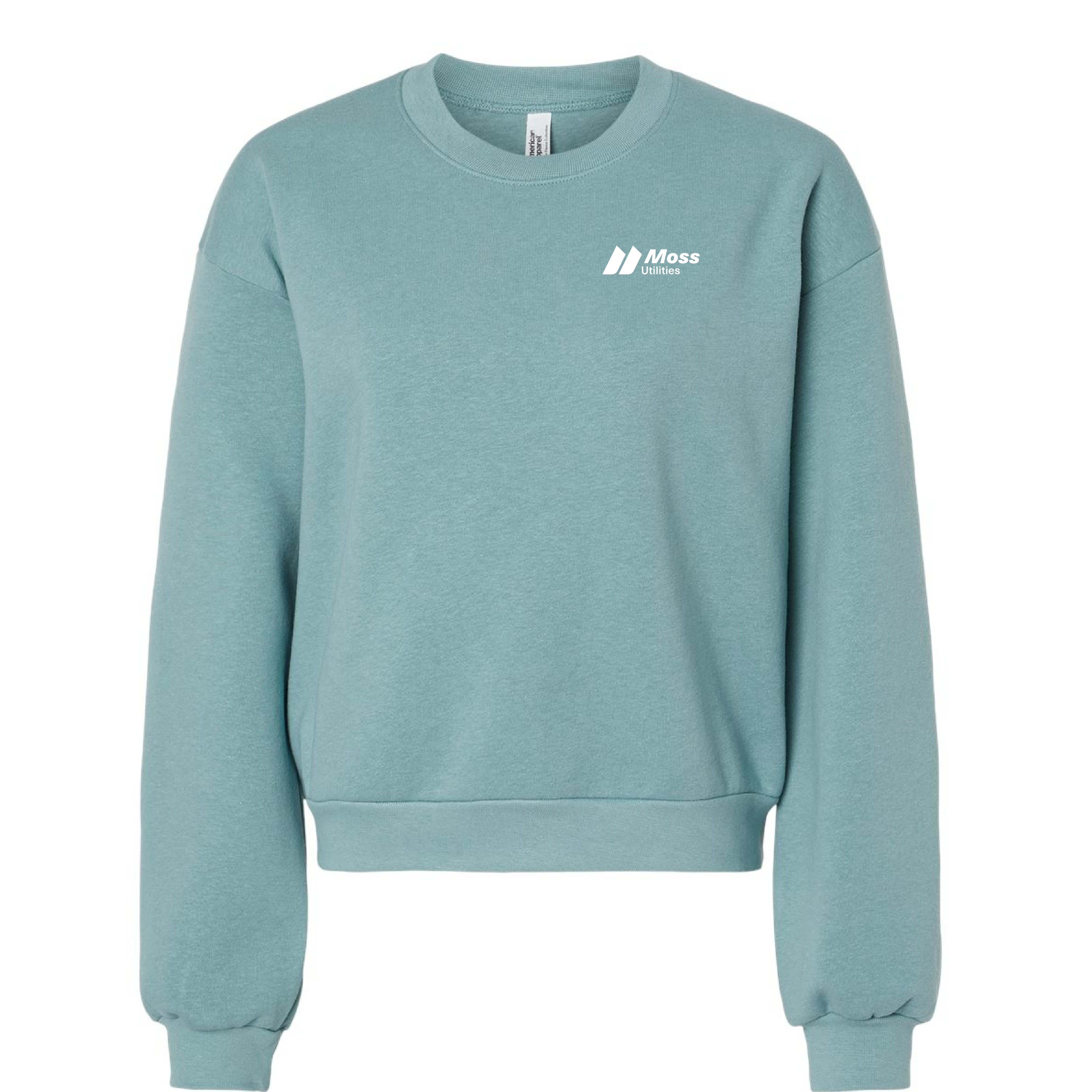 American Apparel Women's ReFlex Fleece Crewneck Sweatshirt