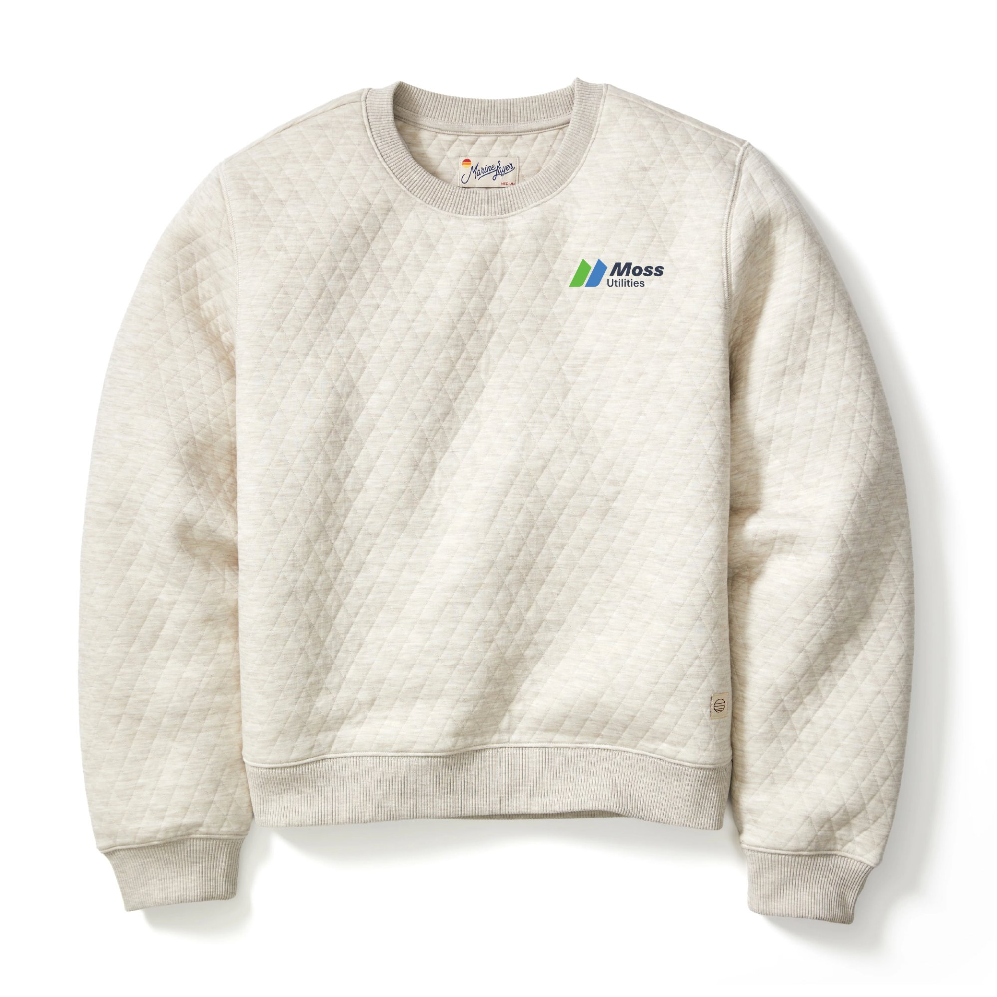 Marine Layer Women's Corbet Quilted Crewneck