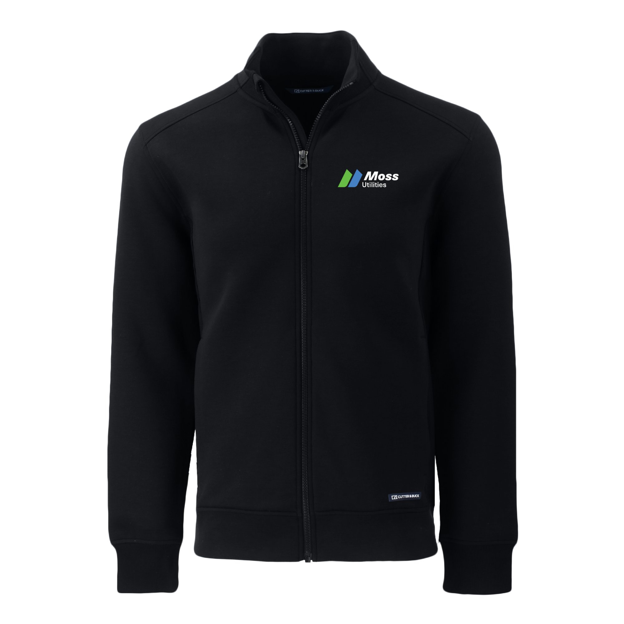 Cutter & Buck Roam Recycled Buttery-Soft Knit Mens Full Zip Jacket