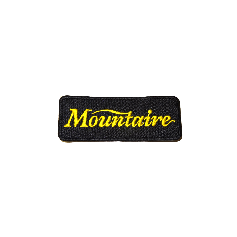 Mountaire Embroidered Patch - Black & Yellow