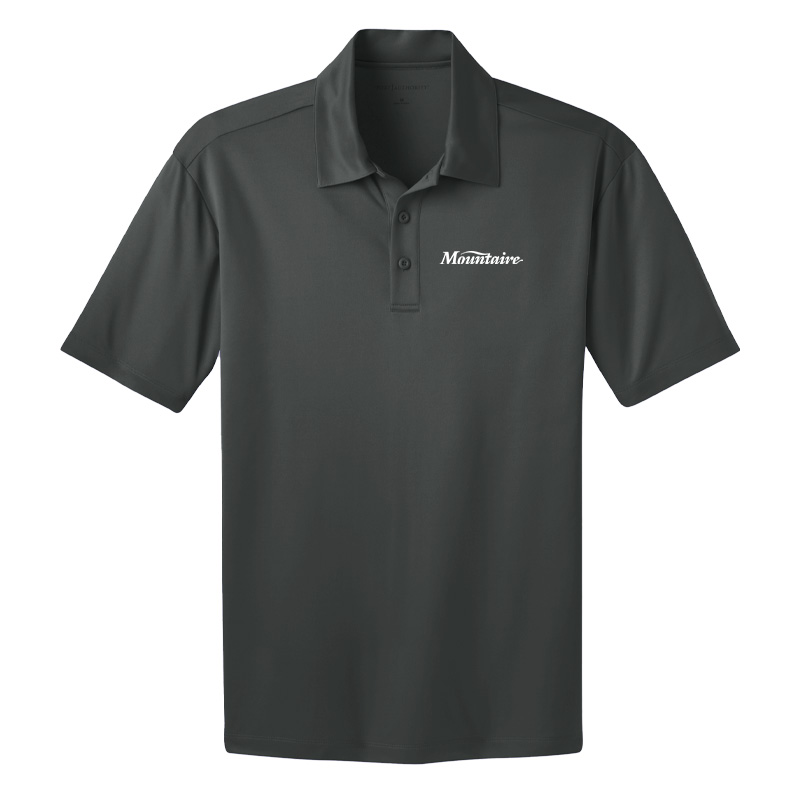 Port Authority TALL Silk Touch Performance Polo - Steel Grey