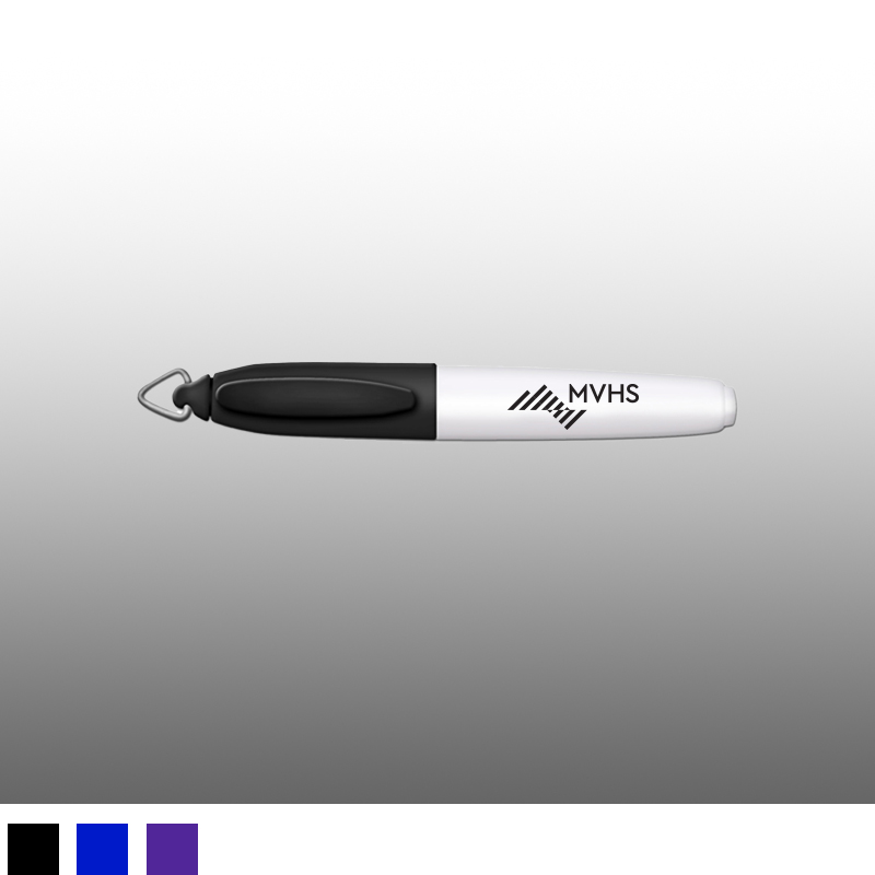 Mini Dry Erase Marker with key Ring Cap