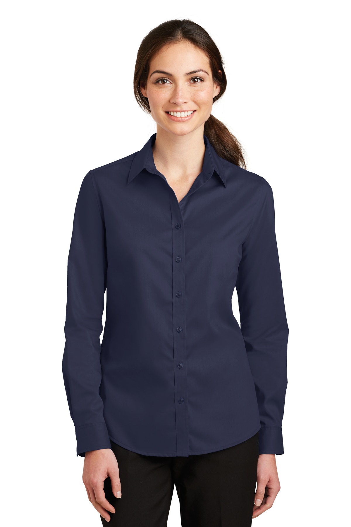 Port Authority Women's SuperPro Twill Shirt L663