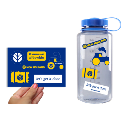 Sticker Pack + Nalgene Water Bottle Combo
