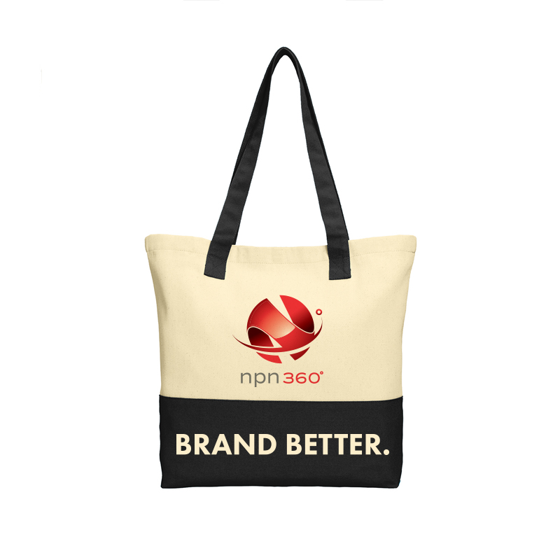 Port Authority® Colorblock Cotton Tote