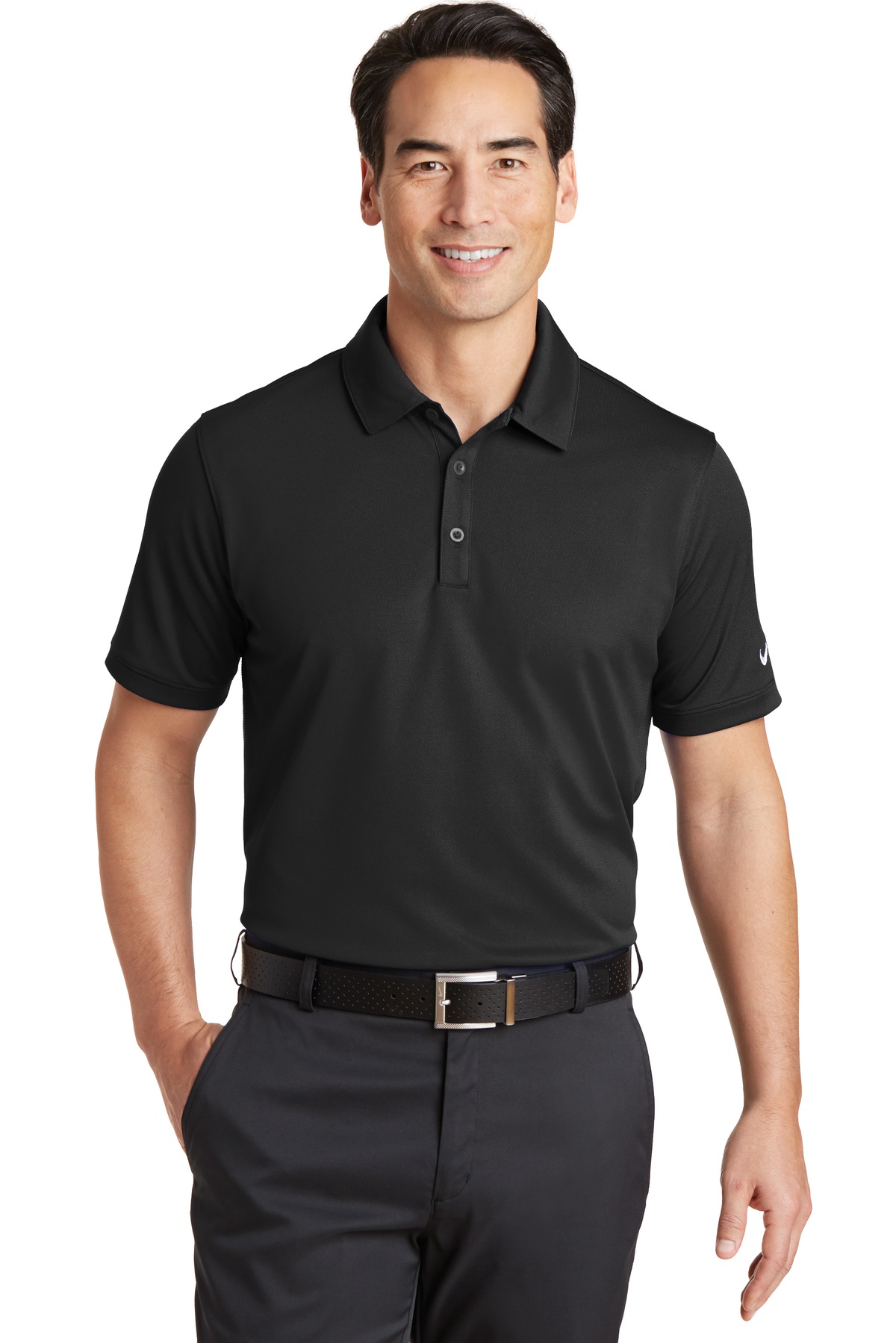 Nike Dri-FIT Solid Icon Pique Modern Fit Polo.  746099, Starting at $53