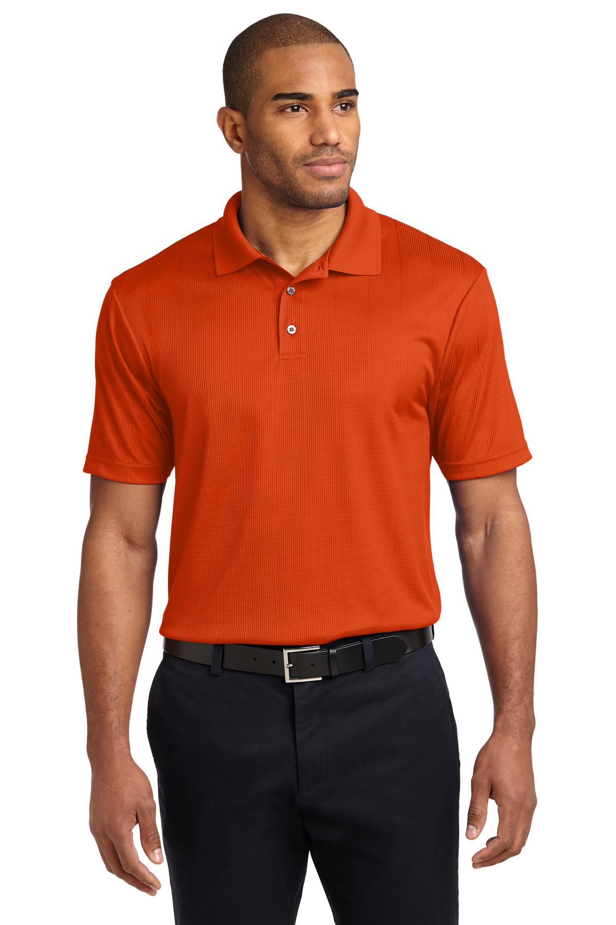 Port Authority Performance Fine Jacquard Polo. K528, Starting at $34