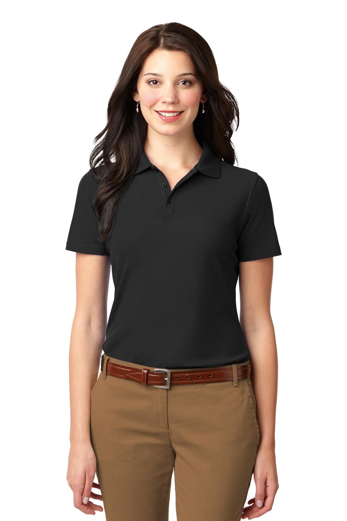 Port Authority Ladies Stain-Resistant Polo. L510, Starting at $32