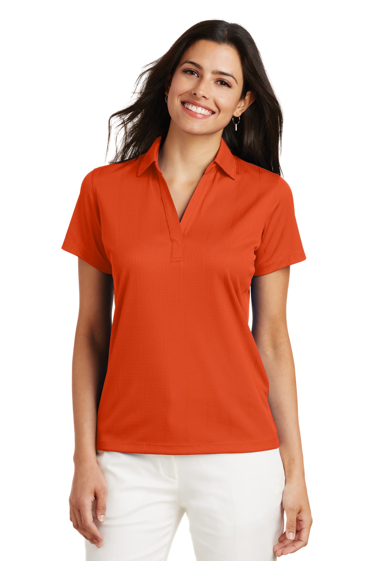 Port Authority Ladies Performance Fine Jacquard Polo. L528, Starting at $34