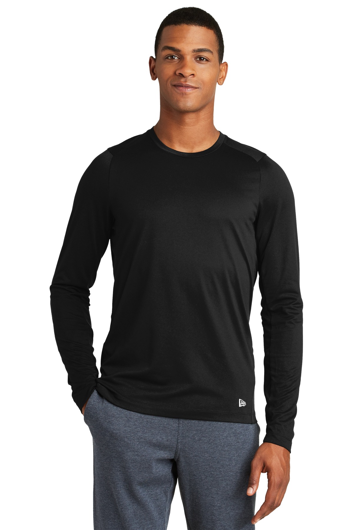 New Era  Series Performance Long Sleeve Crew Tee. NEA201, Starting at $33