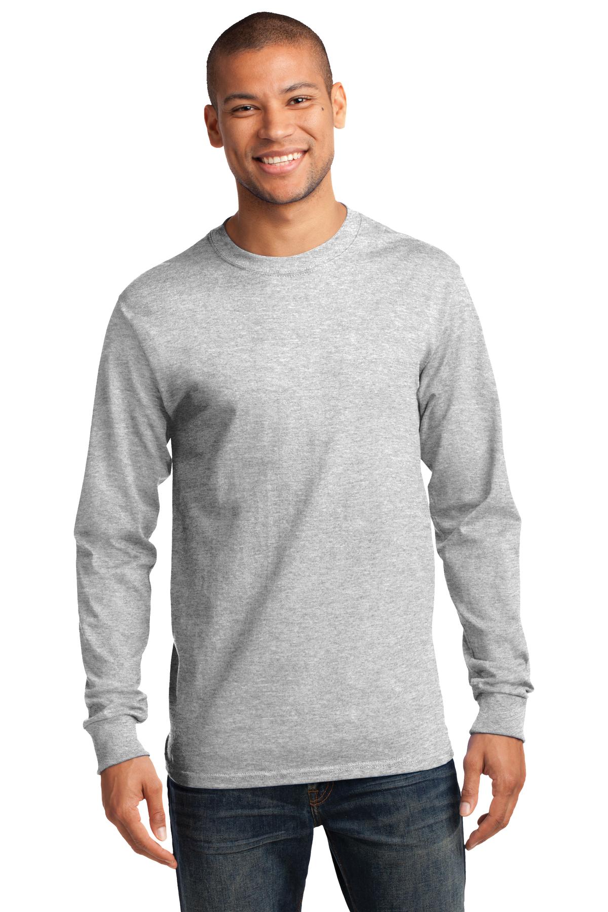 Port & Company - Tall Long Sleeve Essential Tee. PC61LST, Starting at $18