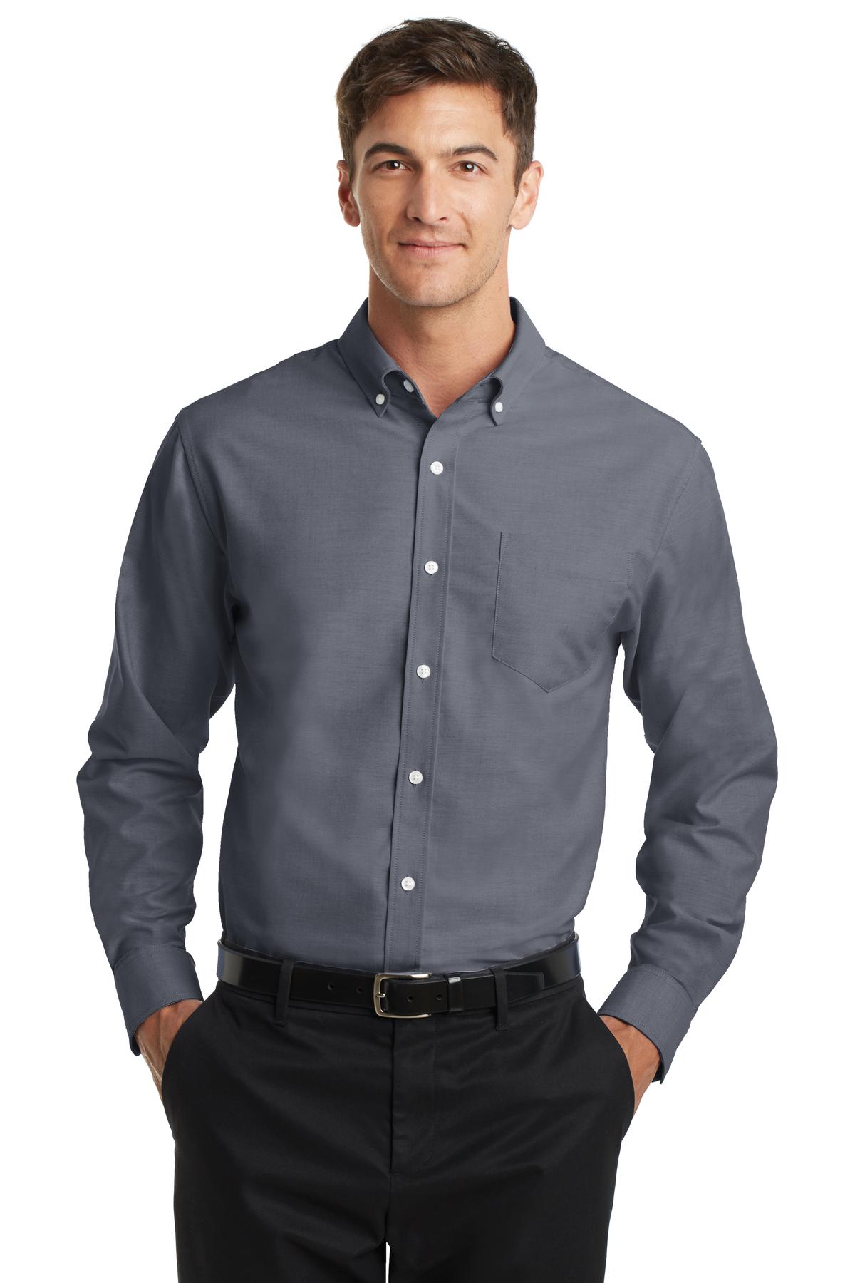 Port Authority SuperPro Oxford Shirt. S658, Starting at $39