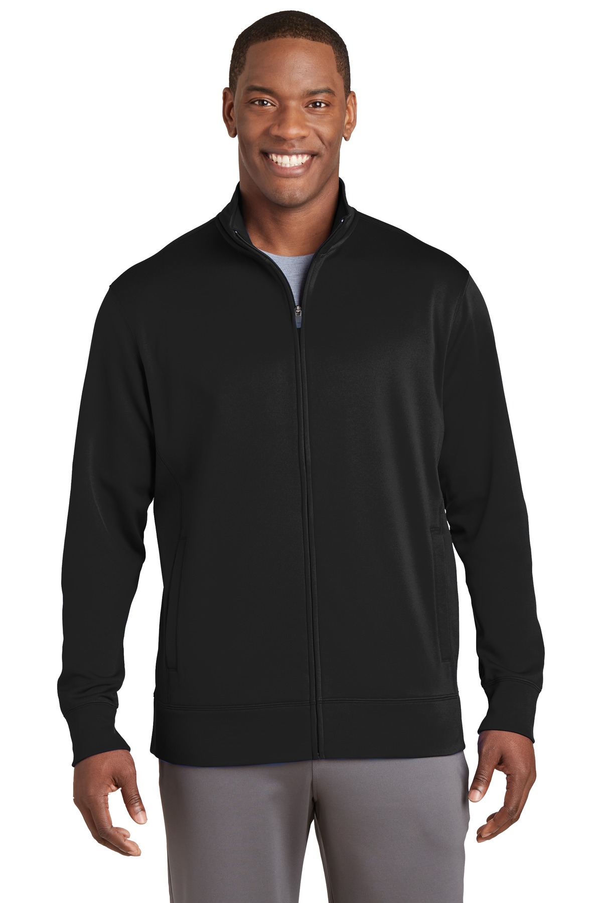 Sport-Tek Sport-Wick Fleece Full-Zip Jacket.  ST241, Starting at $43