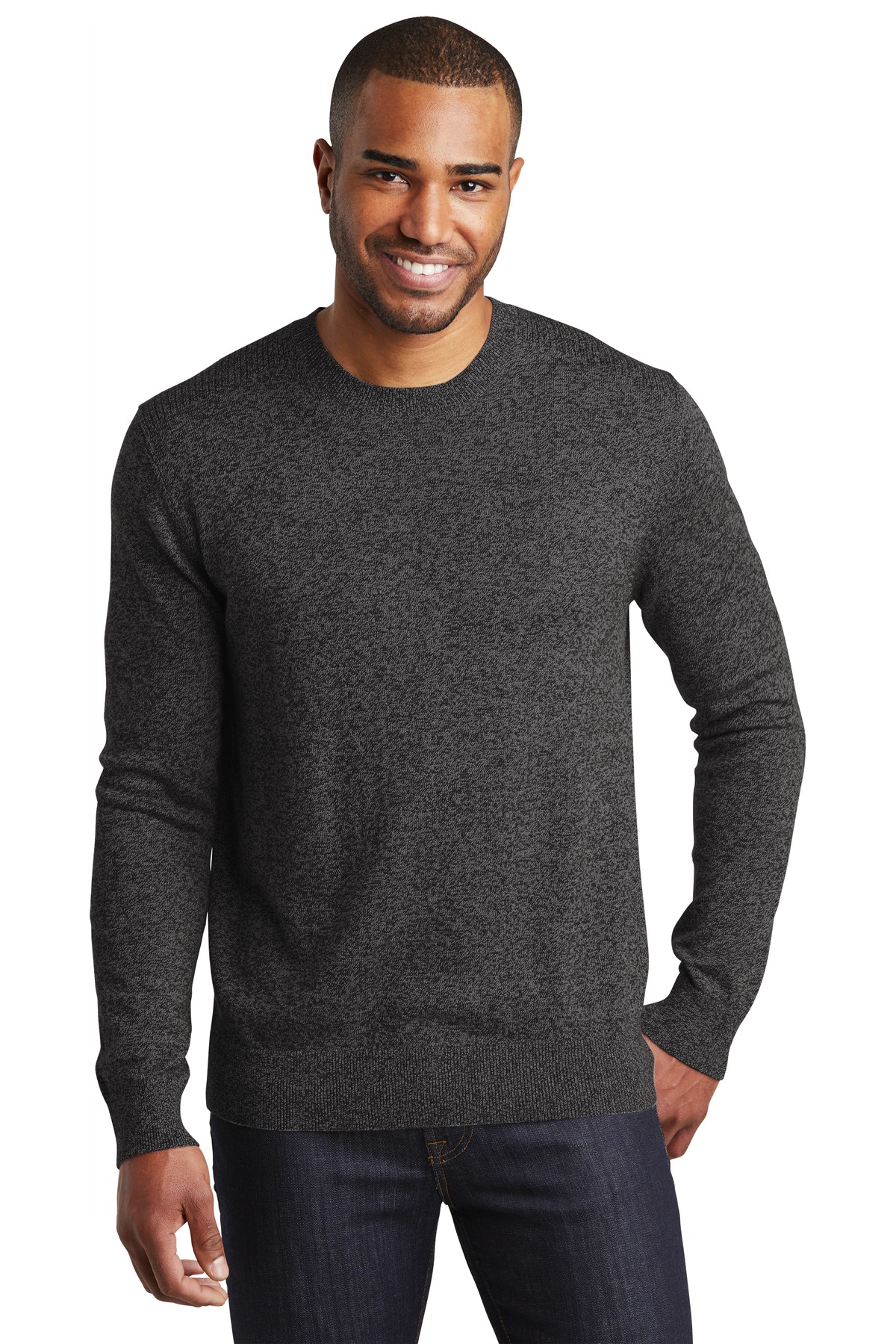 Port Authority  Marled Crew Sweater. SW417, Starting at $50