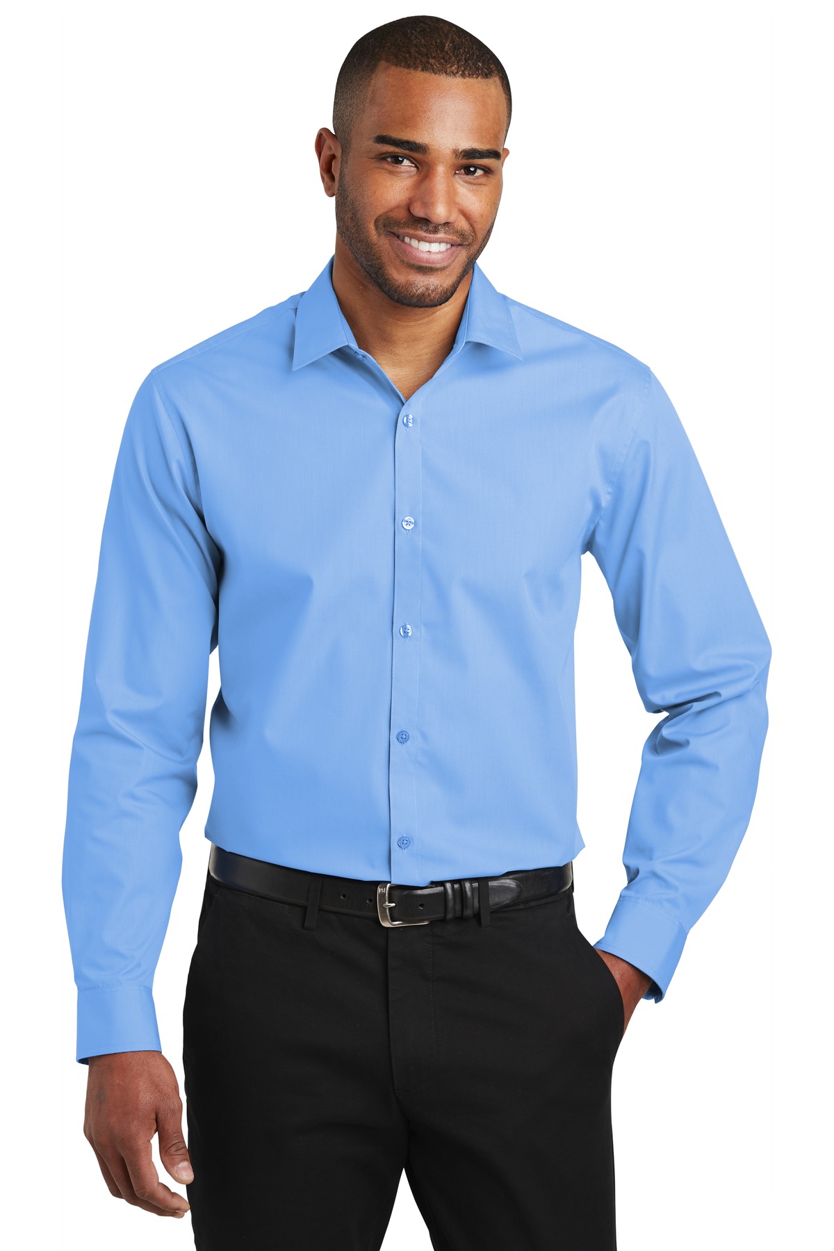 Port Authority  Slim Fit Carefree Poplin Shirt. W103, Starting at $27
