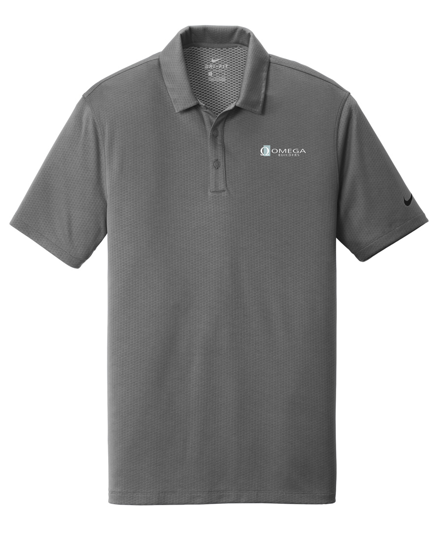 nike dri fit textured polo