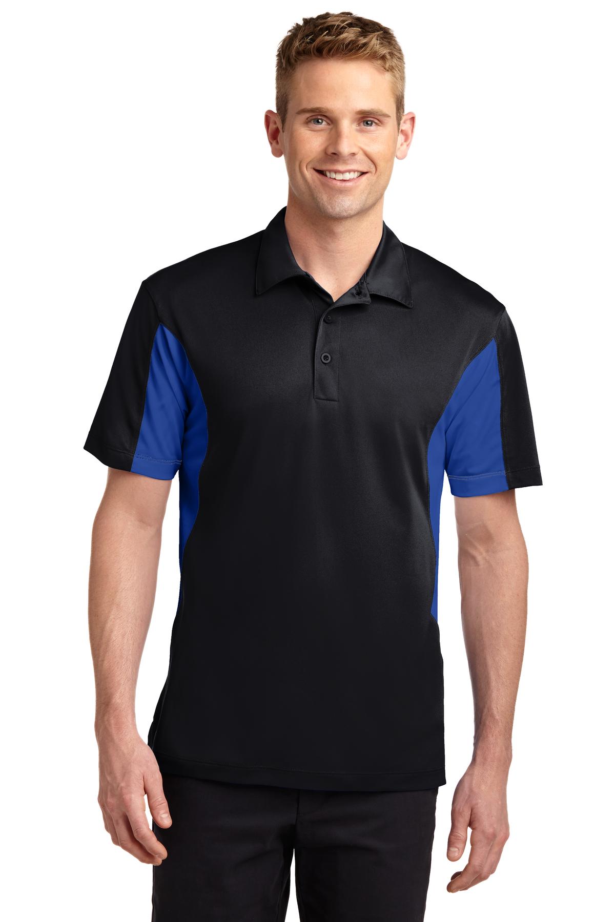 Sport-Tek Tall Side Blocked Micropique Sport-Wick Polo. TST655, Prices Starting at $26.25