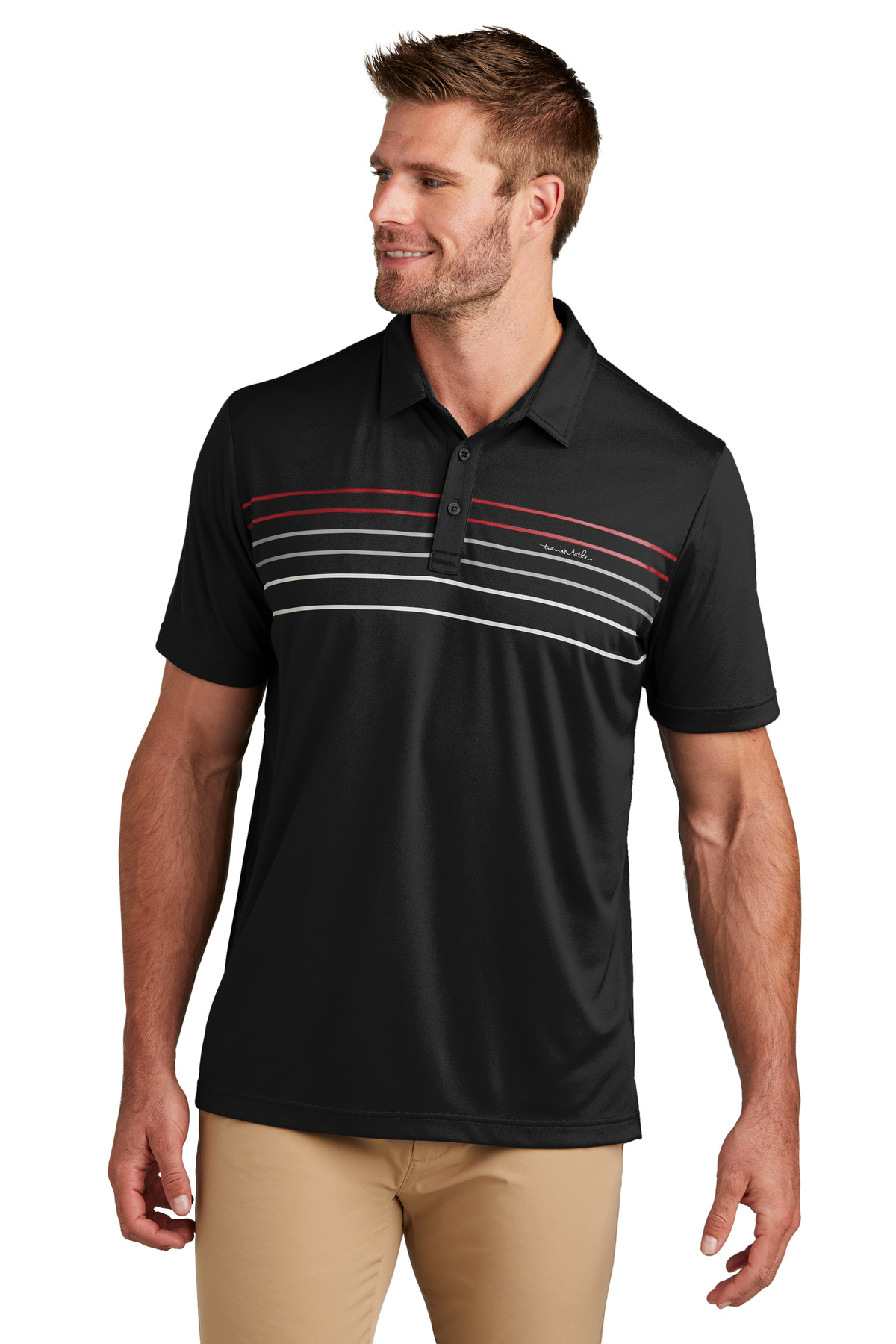 TravisMathew Coto Performance Chest Stripe Polo TM1MY400, Prices Starting at $67