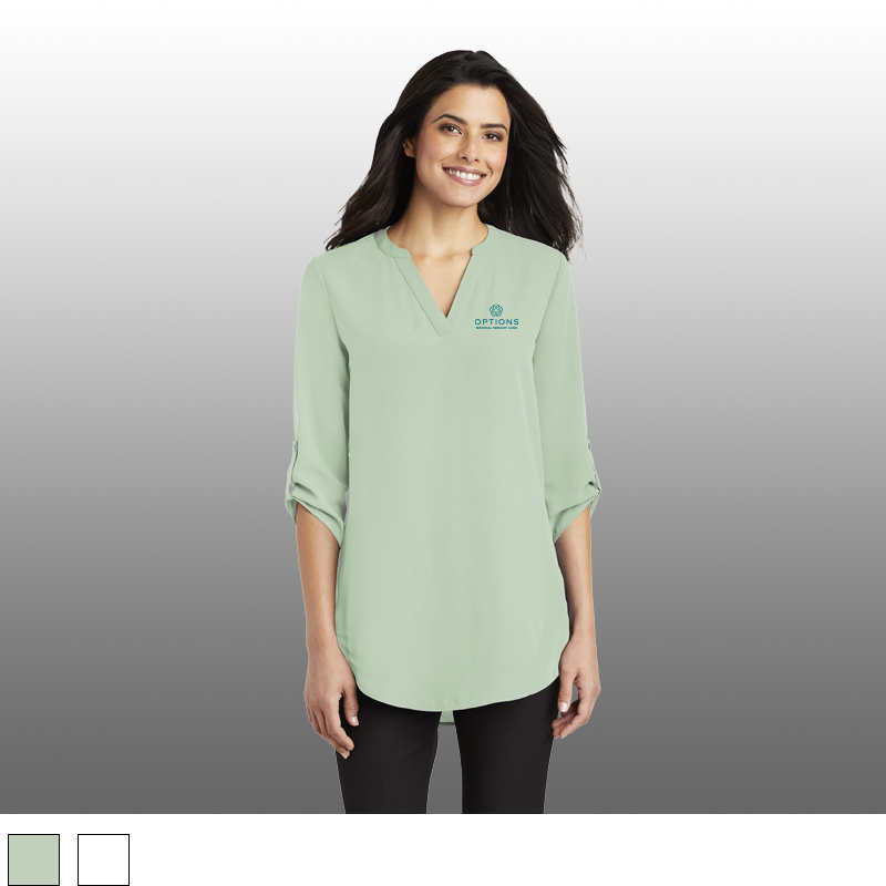 Port Authority® Ladies 3/4-Sleeve Tunic Blouse