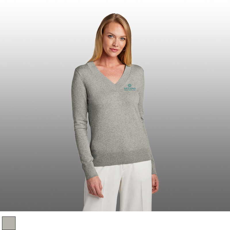 Brooks Brothers® Women’s Cotton Stretch V-Neck Sweater