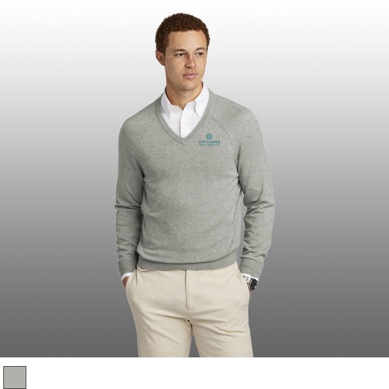 Brooks Brothers® Cotton Stretch V-Neck Sweater