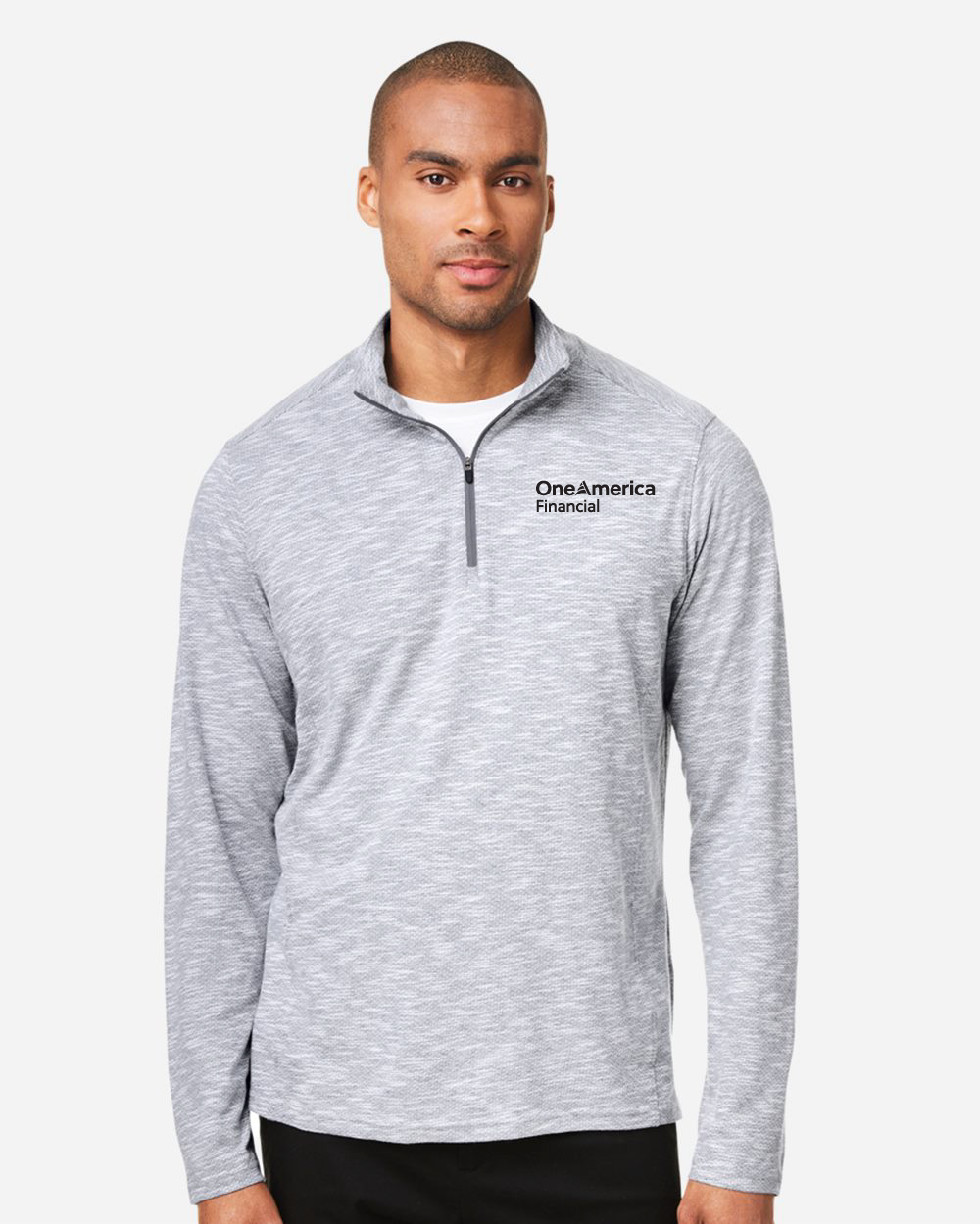 North End Men's Eclipse Jacquard Quarter-Zip