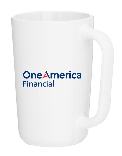 14 oz Ledge (White) - Full Color Logo