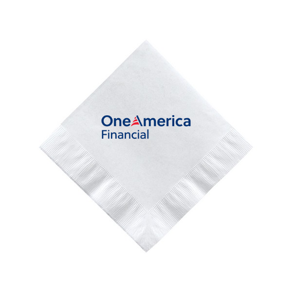 Beverage Napkin - White