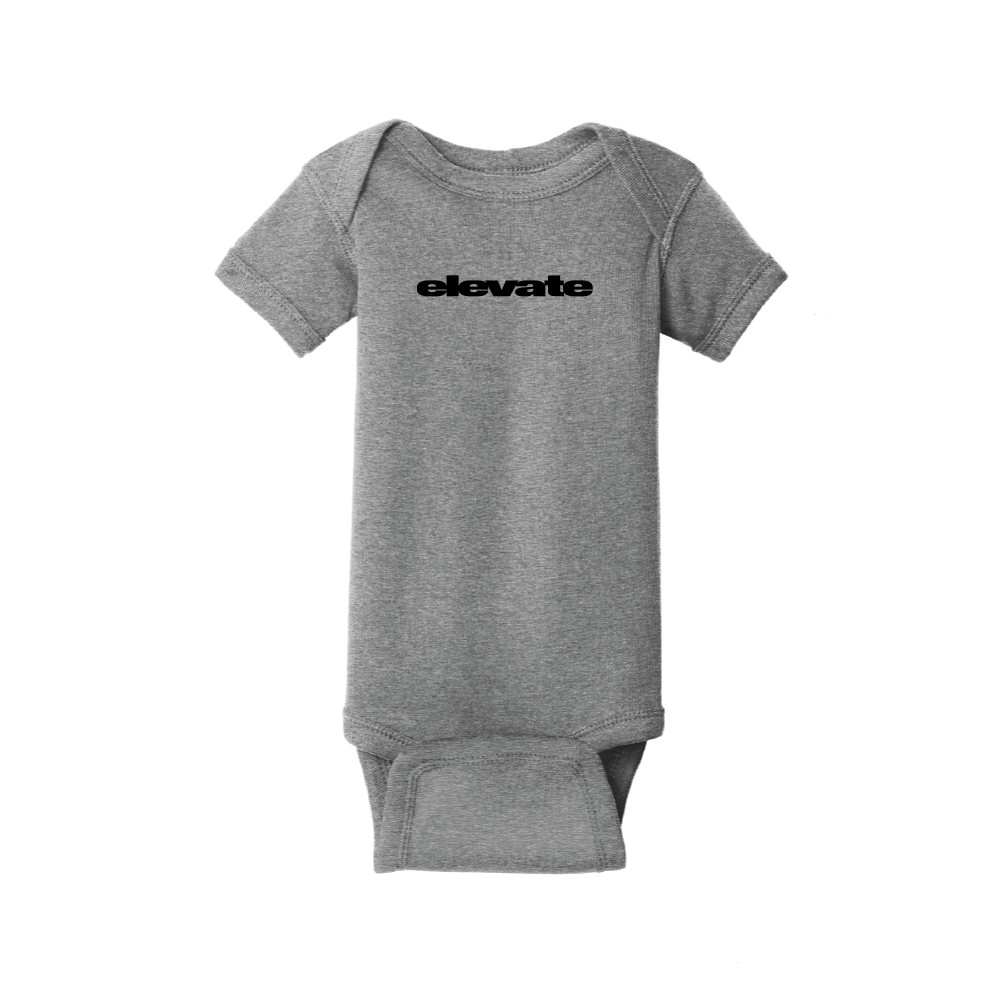 Infant Short Sleeve Baby Rib Bodysuit
