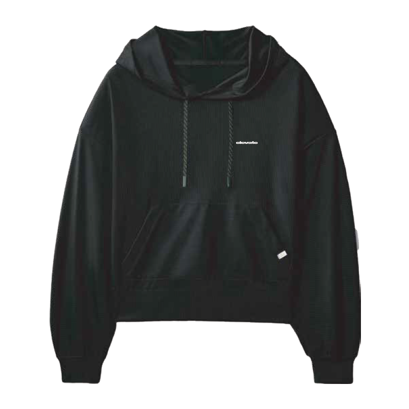 Rhone Women's Ripple Hoodie Black