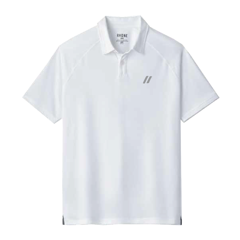 Rhone Men's Delta Pique Polo Regatta White