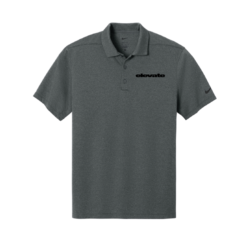 Nike Dri-FIT Smooth Heather Polo Anthracite Heather