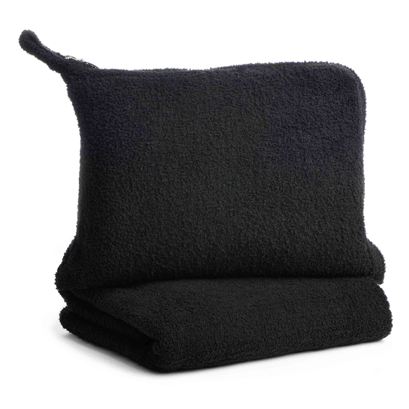 Kashwere Chenilla Cloud Travel Blanket - Black