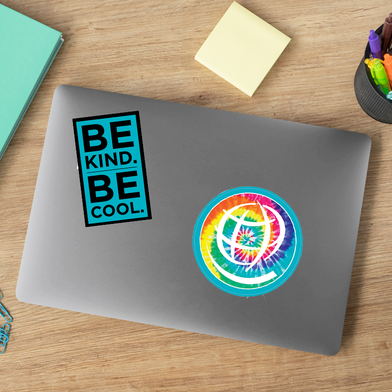 BE Kind. BE Cool. Stickers
