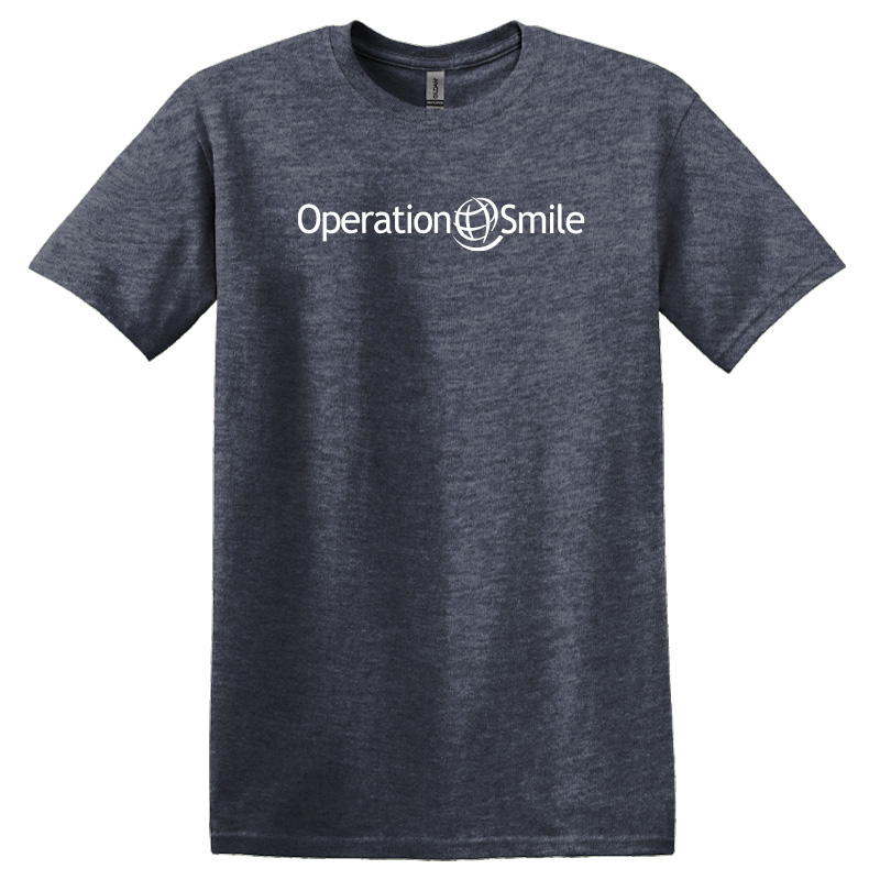Operation Smile Adult SoftstyleT-Shirt - Heather Navy