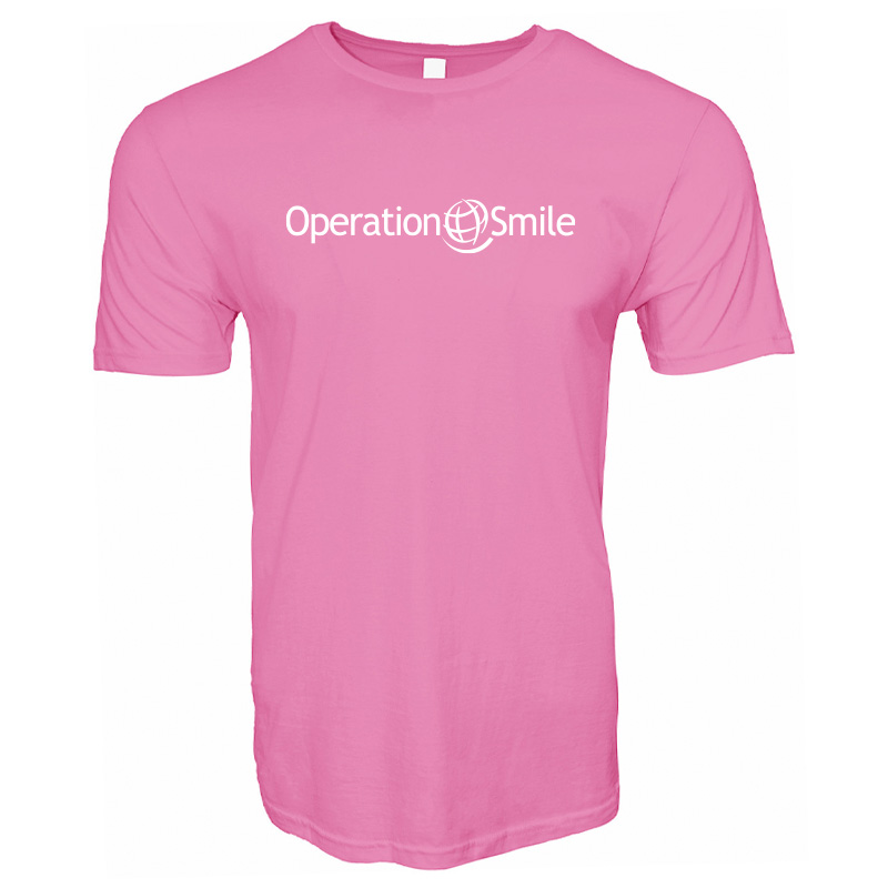Operation Smile Unisex Epic Titan Collection T-Shirt - Bright Pink