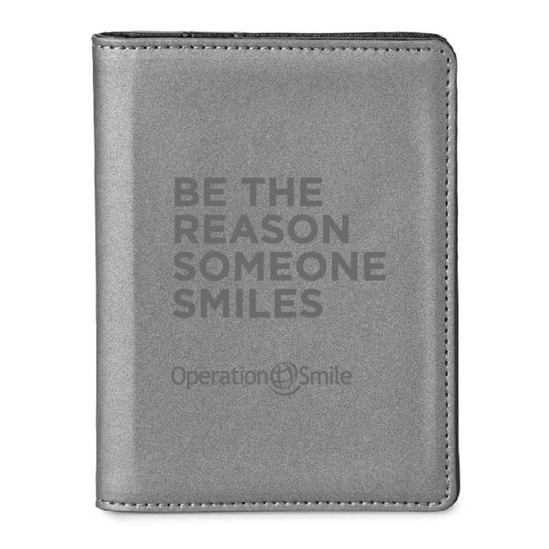 Operation Smile Neoskin RFID passport holder - Charcoal