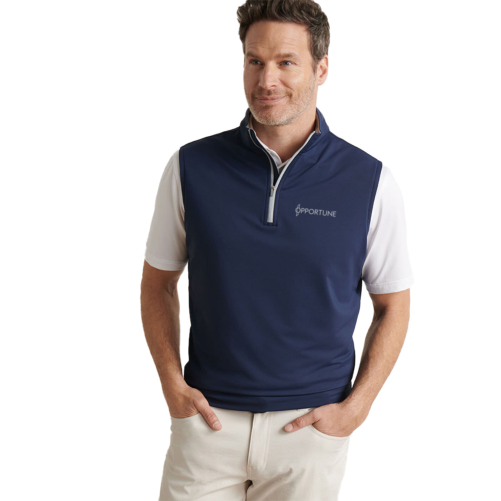 Peter Millar Galway Quarter-Zip Vest